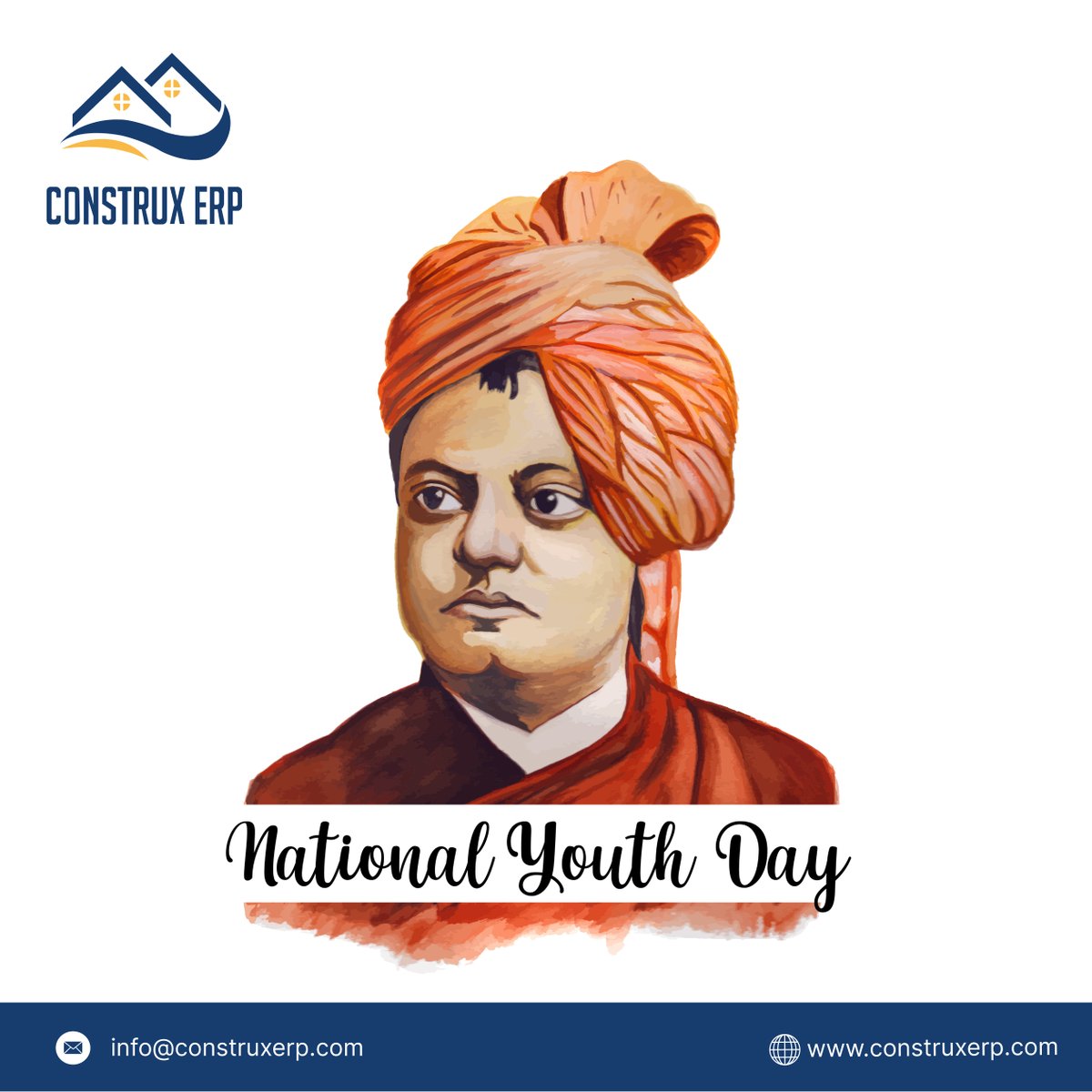 Construx_erp's tweet image. National Youth Day