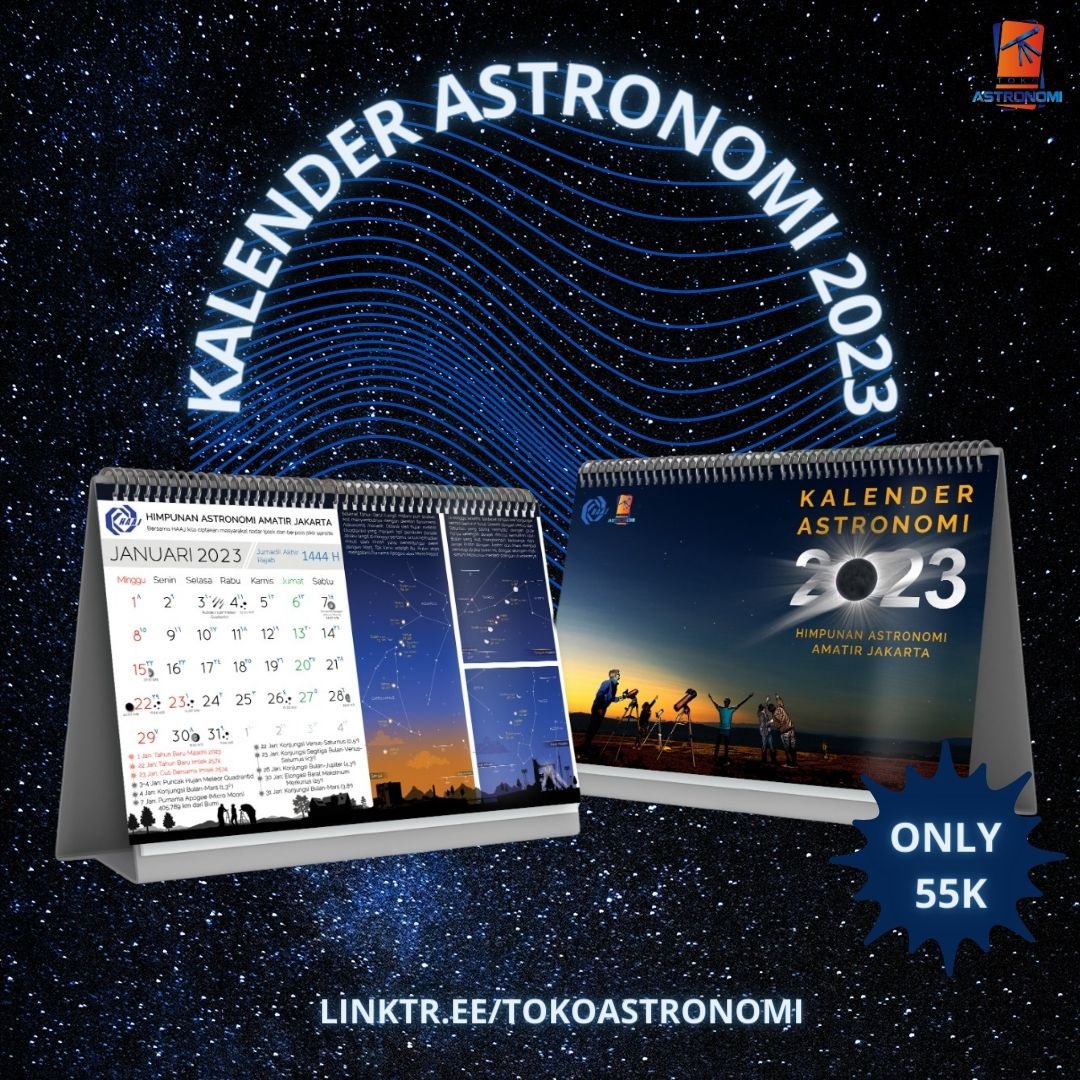 Ganti Tahun Ganti Kalender yuuk!
linktr.ee/tokoastronomi