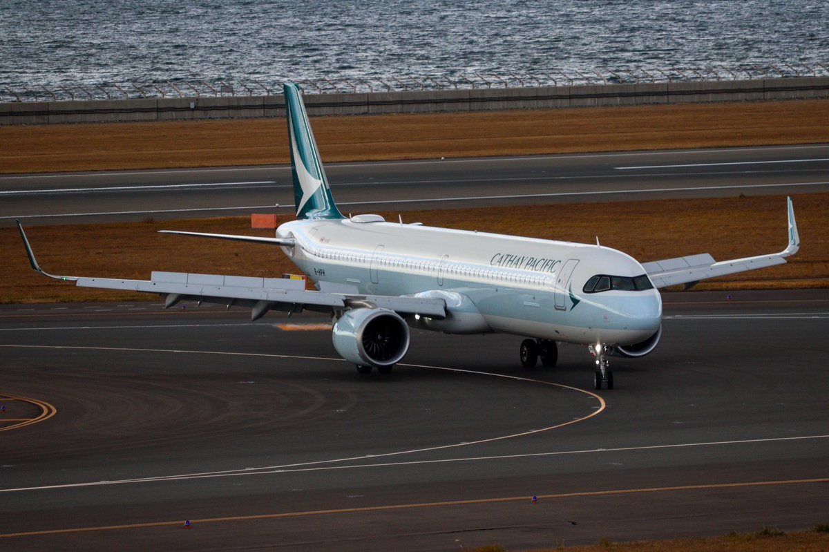 koei5000's tweet image. Cathay Pacific Airlines A321–200NX
B–HPH
日本初飛来のキャセイA321NX
日本へようこそ
#NGO
#RJGG