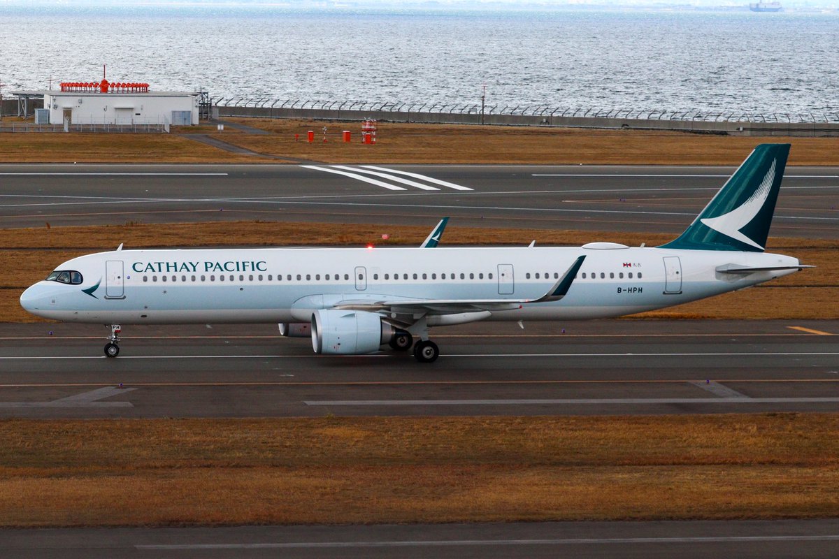 koei5000's tweet image. Cathay Pacific Airlines A321–200NX
B–HPH
日本初飛来のキャセイA321NX
日本へようこそ
#NGO
#RJGG
