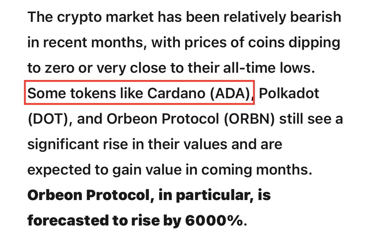 Somewhere there is a hope for #Cardano 

#CardanoADA #CardanoCommunity #cardanofeed #CNFTCommunity #CNFTCommunity #CNFTGiveaway #ADAgiveaways #Giveaway #GiveawayAlert #NewsUpdate #Cardanonews #CryptoNews