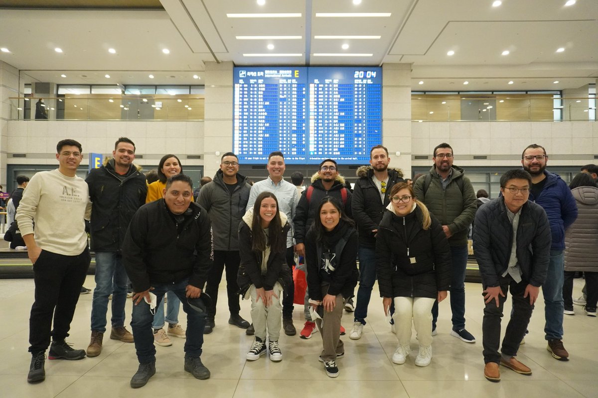 LS_eMS's tweet photo. On December 30, 13 Mexican employees visited Korea. The new colleagues will be trained at the Korean headquarters for 3 months. 

Alan, Sergio, Antonio, Jazmin, Oscar Sanchez,  Andrea, Juan, Angelina, Gustavo, Oscar Medina, Jeanine, Alexis, Lazaro.

Please welcome everyone! https://t.co/pOAKkTgKl2