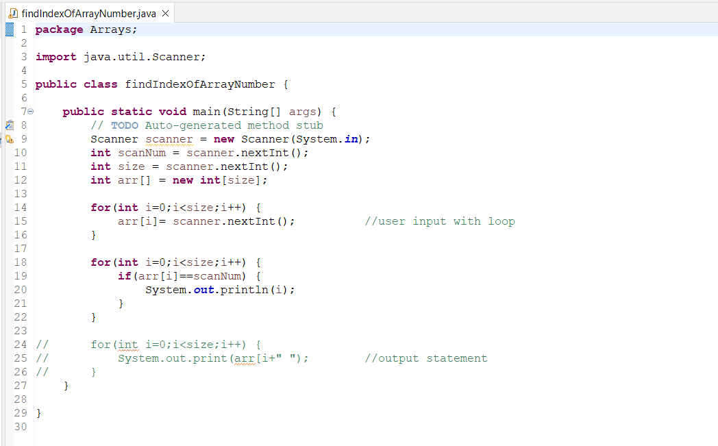 explorelenz's tweet photo. Find IndexOf an Array
#array #coding #Java #100DaysOfCode https://t.co/FfLpb7a2Bl