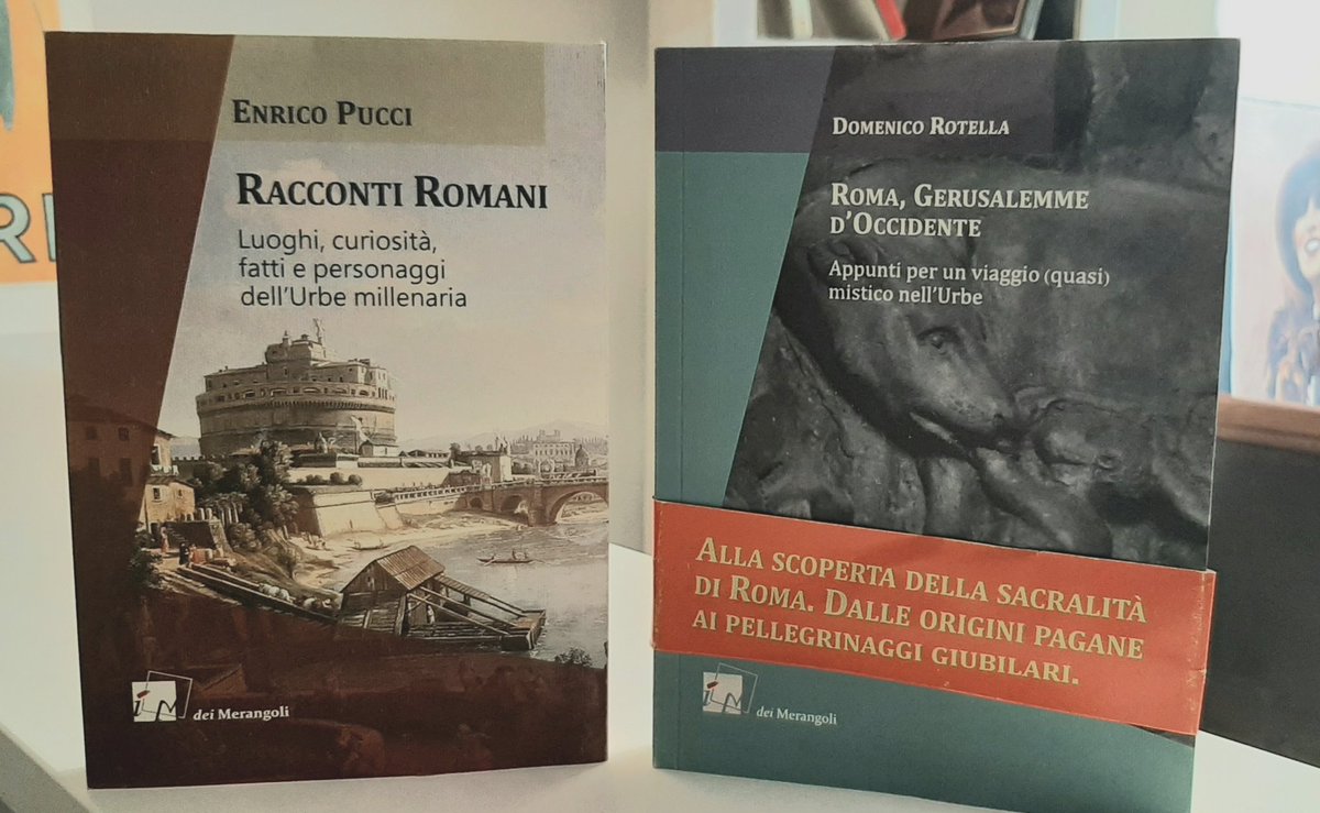 📌ROMA E LE SU STORIE 📚
Al Caffè letterario Horafelix, tra gli altri, troverete questi due libri su Roma di Enrico Pucci e Domenico Rotella <a href="/deimerangoli/">deimerangoli</a>
Due punti di vista da cui guardare alla storia della città eterna.
Vi aspettiamo!
#Roma #storieromane #libriconsigliati