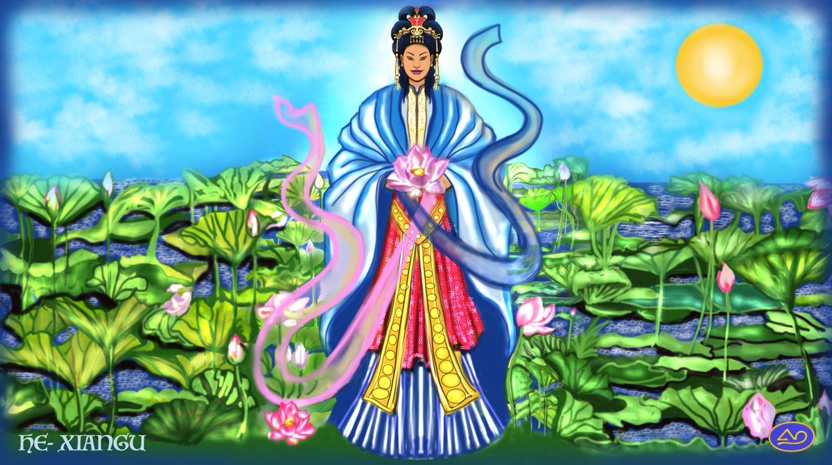 Elia42KA's tweet image. MITOLOGÍAS DEL MUNDO:
#DiosesChinos 
La Diosa HE-SHIANGU nació como una simple mortal y fue su Empatía con la cualificación del Tiempo, lo que la llevó al bosque donde se encontraría con los demás inmortales. Ella posee el don de estar en el Presente Perfecto