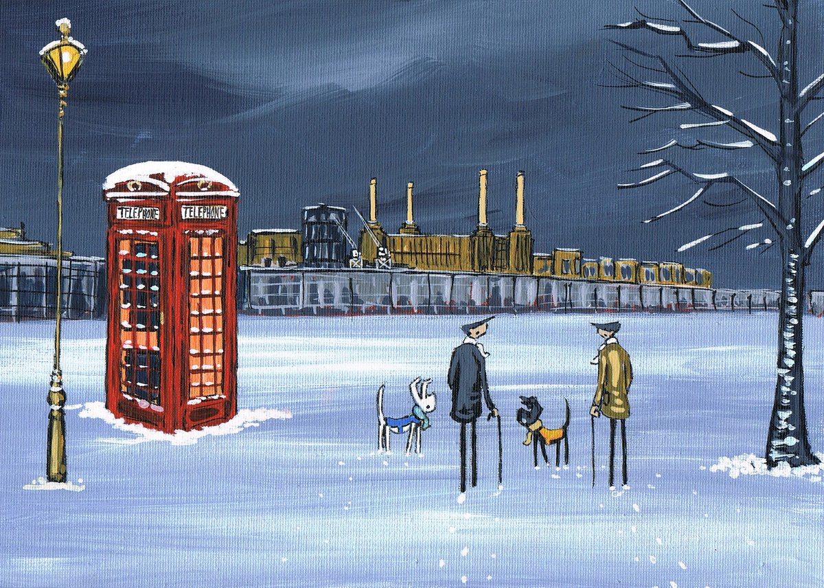 New painting ,,old work mates catching up.. prints are available to help keep the chill out/ ebay.co.uk/itm/2559094603… #battersea @BatterseaNewsie @Battersea_WI @MyClaphamApp @LoveBattersea1 @AngelsBattersea @battersea_arts @BatterseaPwrStn @Daria_QT @wwcommon