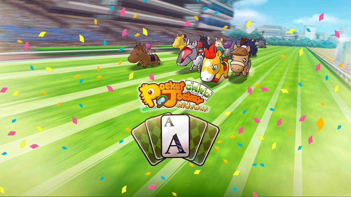 oliwelsh's tweet photo. POCKET CARD JOCKEY IS COMING TO APPLE ARCADE on Jan 20

the absolute no.1 solitaire-powered horse racing 3DS game, accept no substitutes.

2023 off to a banging start https://t.co/JFSND5RnLQ