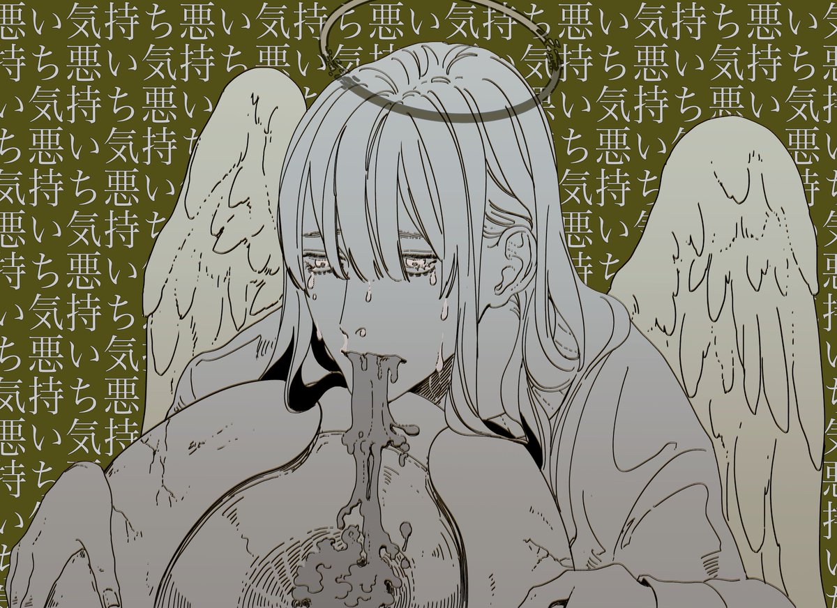 #新春私の作品広まれ祭り
今年も残念な天使をちょこちょこ描いていきたいです 