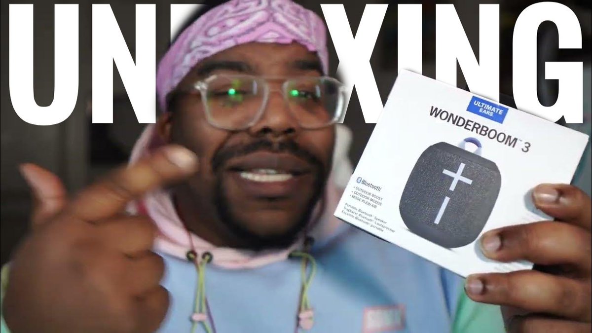 TechJamo's tweet photo. First Video of The YEAR!
Let's start off with a cheeky Review of the #WonderBoom3 PORTABLE Speaker 🔊
https://t.co/ealmNq87gI
Big Shout to the GAAANG at @ultimateears & @FeverPR for the PLUG 🔌 ❤️ https://t.co/pseiIYm8vB