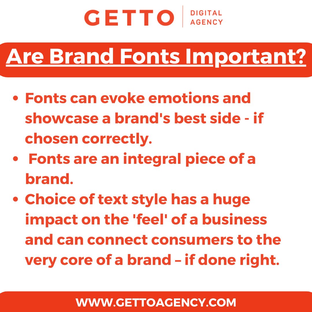 GetToAgency's tweet photo. Brand Fonts are one of the most important components of a brand.

https://t.co/sRVh2qeAYD

#branding #marketing #graphicdesign #design #logo #digitalmarketing #brand #business #socialmedia #advertising #socialmediamarketing #graphicdesigner https://t.co/h3tfloLZHA