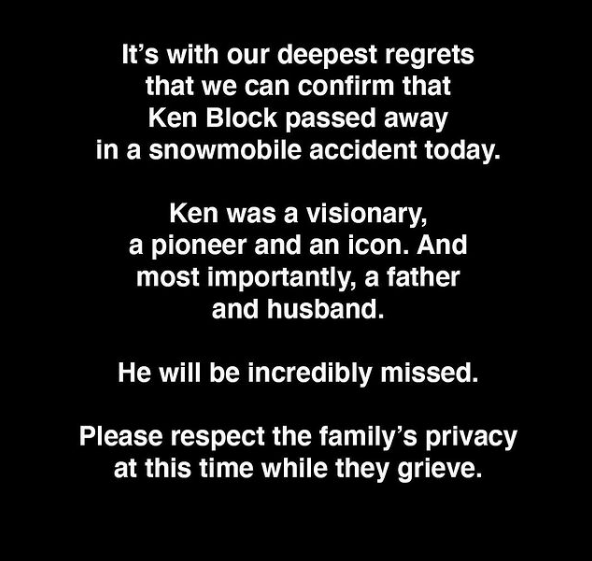 Archi_Damos's tweet photo. .#RIP | #Ken_Block | @kblock43 | #hoonigan | #gymkhana https://t.co/YFiwSL3DZk