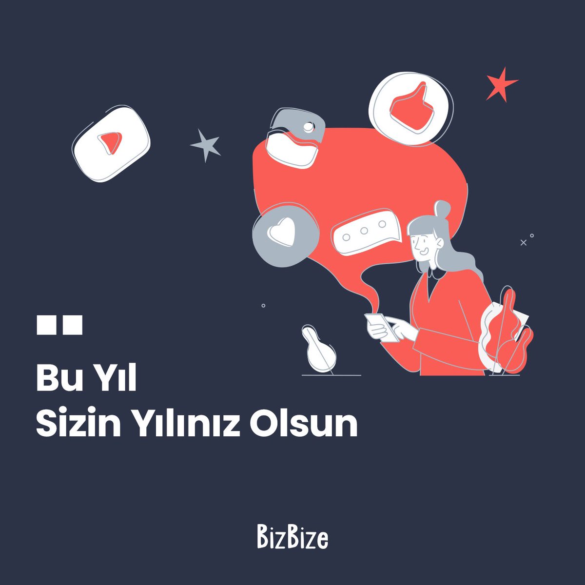 trbizbize's tweet photo. Bu yıl daha özgür olmaya ne dersiniz? BizBize video konferans sisteminin avantajlarıyla uzaktan çalışmak hiç bu kadar yakın hissettirmemişti. Yeni yıla yeni başlangıçlar için sizi: https://t.co/FeffkEd4Lq adresine bekliyoruz.

#BizBize #VideoKonferansSistemi https://t.co/HPMo6nt6Ac