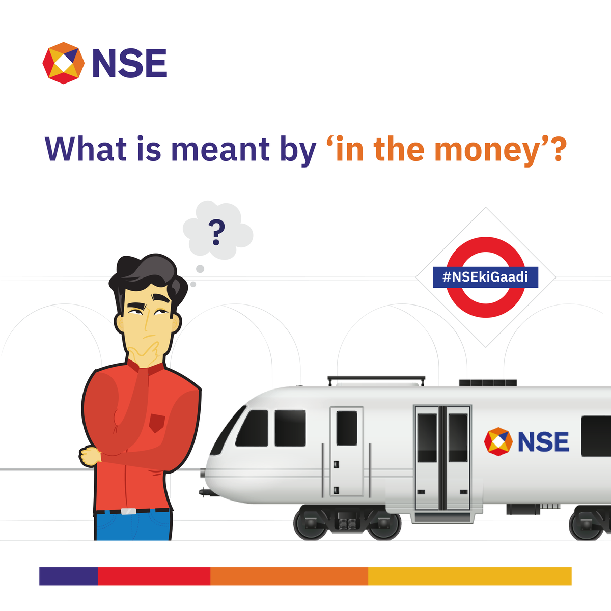 NSEIndia's tweet photo. Let’s take a trip on "NSE ki Gaadi" to learn what is meant by "in the money". Save and share if you found this post helpful.
#NSE #NSEKiGaadi #StockMarket #ShareMaket #Options #exerciseprice @AshishChauhan https://t.co/liZH96fhkb
