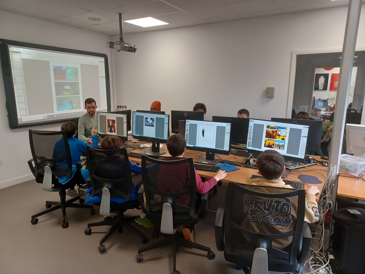 eNum_Meudon's tweet photo. #Stage_Créa_Manga
Merci à tous nos jeunes stagiaires pour leurs participations 😊🙏
Nous serons de retour avec de nouvelles animations en 2023 🤩, soyers au rendez-vous !
Pour découvrir nos prochaines animations : 
https://t.co/9ccR7y2Vz2 https://t.co/tPaU7U2gqk