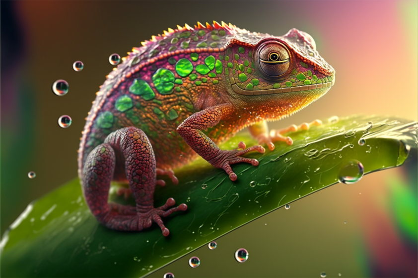 hrathnir7's tweet photo. #AIart #midjourney #closeup #macrolens
#littlecreature #Frogs #Bees #Chameleons
※両生類注意です
指が完璧なカエルが出来てラッキー!!
そして眼鏡かけてるカメレオンが可愛い😍
マクロレンズが作用したっぽいです😆 https://t.co/1jdL66uFGf