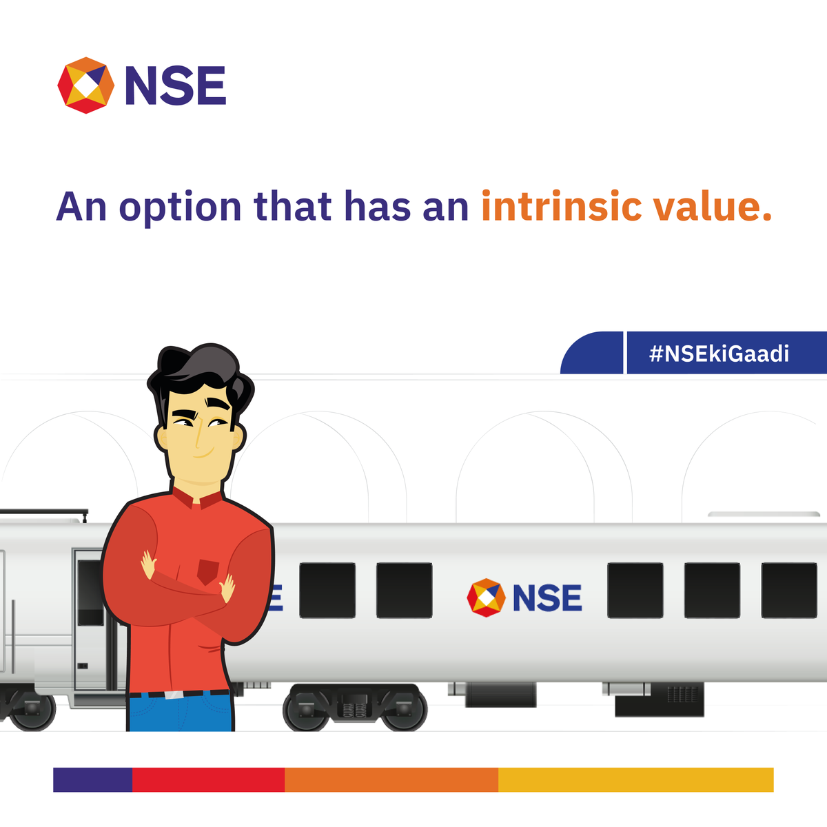 NSEIndia's tweet photo. Let’s take a trip on "NSE ki Gaadi" to learn what is meant by "in the money". Save and share if you found this post helpful.
#NSE #NSEKiGaadi #StockMarket #ShareMaket #Options #exerciseprice @AshishChauhan https://t.co/liZH96fhkb