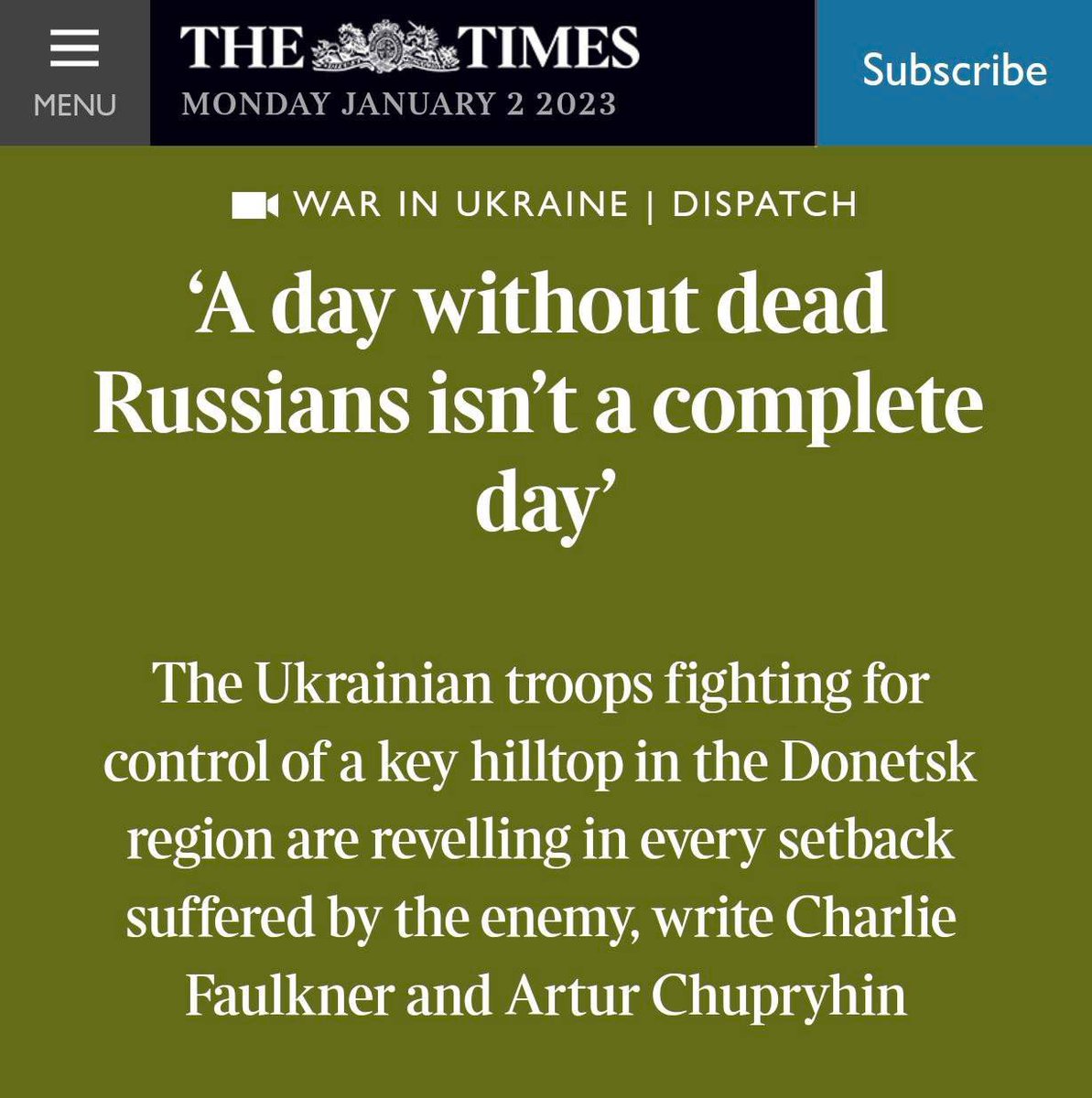 This is so obviously an unacceptable headline… but I’m not sure they care about standards anymore… anything goes nowadays.