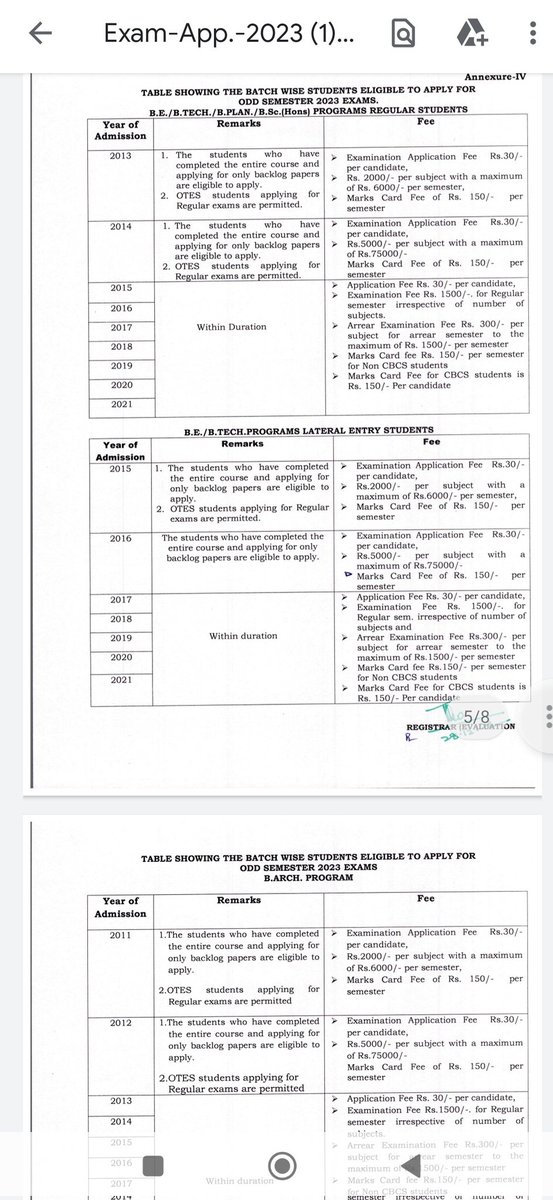 AlmeidaChristan's tweet photo. #VTU looting money from students by charging 5k exam fees per subject. @PMadhwaraj @drashwathcn 
#vtu #examfees https://t.co/pwCpqBHhho