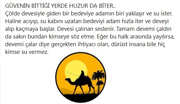İçinde bulunduğun toplumda neyi yaygınlaştırmak istersen onu gündemde tutarsın.
İyilik,iyilik doğurur;kötüleri ve kötülükleri azaltır.Kötülük yaptığın birinden iyilik görünce nasıl bir duygu gelişir? Utanır insan değil mi! Bir daha yapmamaya çalışır.Utanmak,ahlakın temel taşıdır.