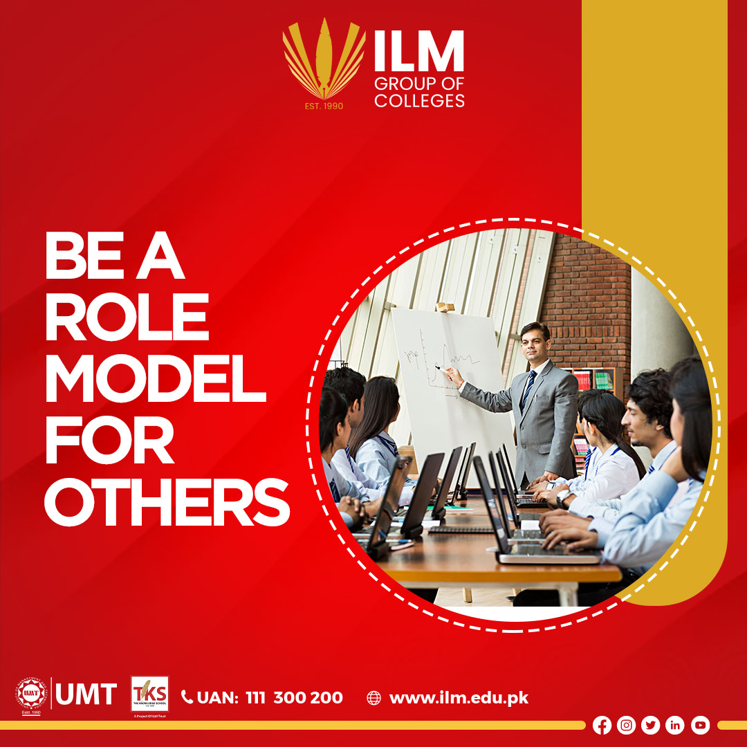 ilmnewsroom's tweet photo. Build leadership skills in yourself to become a role model for others.
#Ilm #IlmGroupOfColleges #Fa #Fsc #Ics #College #education #studentlife #CollegeLife #Campus #teachers https://t.co/k2tTRTdP6s