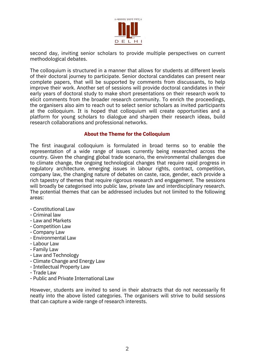 National Law University Delhi tweet media