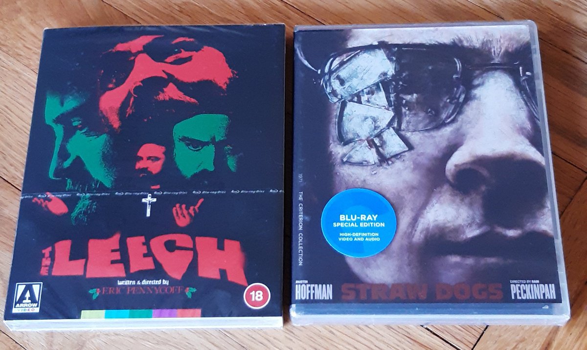 TheFilmFair's tweet photo. Recent pick-ups on blu-ray... #TheLeech (2022 - Dir. #EricPennycoff) & #StrawDogs (1971 - Dir. #SamPeckinpah) https://t.co/Bvw5tjfgEK