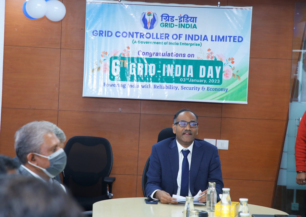 GridIndia1's tweet photo. 6th Grid-India Day was celebrated with fervour at all the offices of Grid-India. On this occasion, Shri S R Narasimhan, CMD, Grid-India addressed all employees of the Company and spoke on the achievements made by Grid-India during 2022.
#GridIndia_day #GridController https://t.co/BsNbBN7uNQ