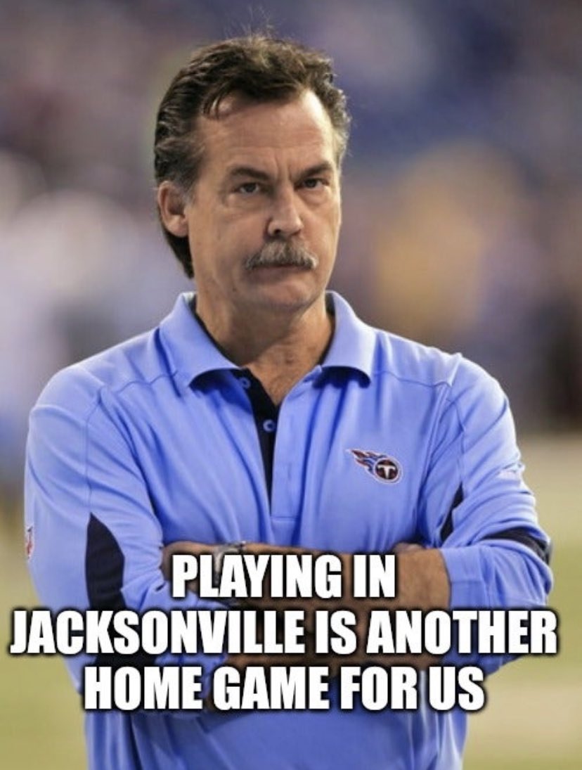 Jueceman15's tweet photo. Let me put on some Titans gear, roll this hand grenade into a room of Jags fans and shut the door #TitanHateWeek https://t.co/s2V42NyqXT