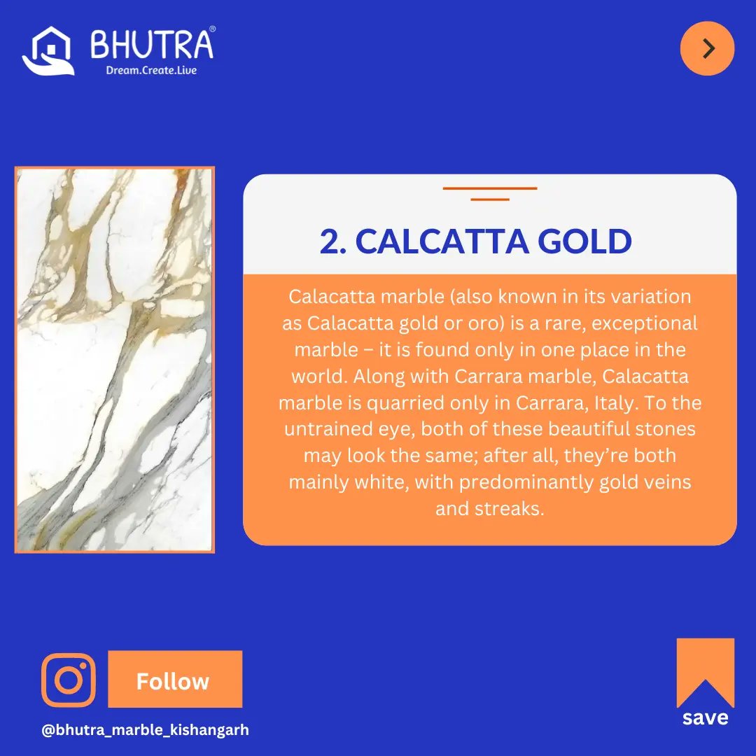 BhutraMarble's tweet photo. Top 5 Italian Marble ♥️👍
For More Information Contact 👇
📞 +91 9116634502
🌐 https://t.co/jLxJrTCxad
📩 Info@bhutrastones.com
#marble
#marbleawareness
#italianstatuario
#bhutramarble #bhutra #bhutramarbleandgranites #bhutramarblekishangarh
#marbleshop #italianslab https://t.co/up536s4vt9