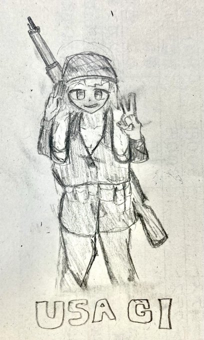 USA GIのrkgk
新年初描き
#落書き 