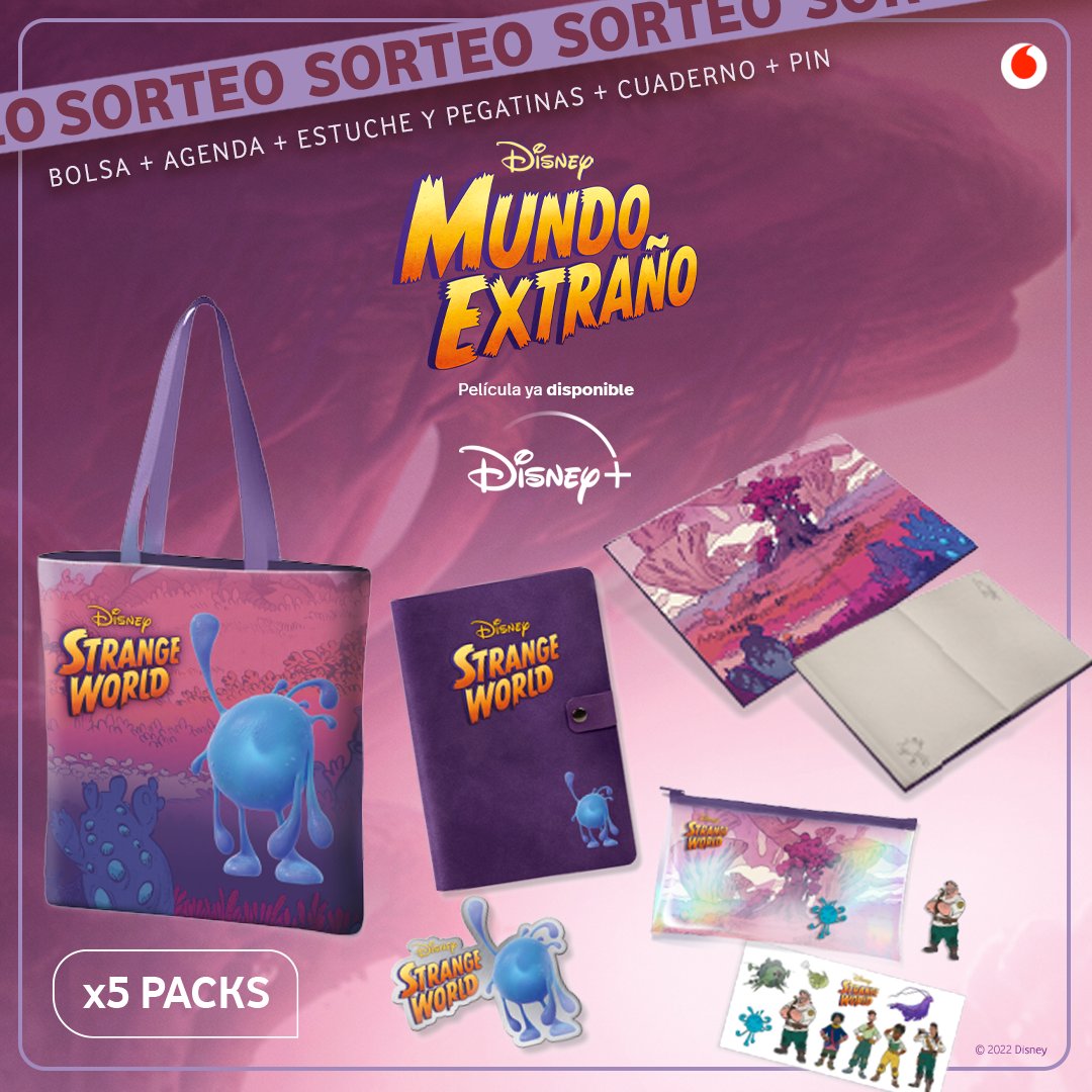 VodafoneTV_es's tweet image. 🎁SORTEOOOO🎁

Mira qué pack de 'Mundo extraño' hemos preparado. Para intentar llevártelo solo tienes que... 

1⃣ Seguir a @vodafoneTV_es y a @DisneyPlusES
2⃣ Responder a la pregunta: ¿Cuál es el regalo más extraño que te han hecho?

Tienes hasta el 9/1 a las 12:00h ⏰📅