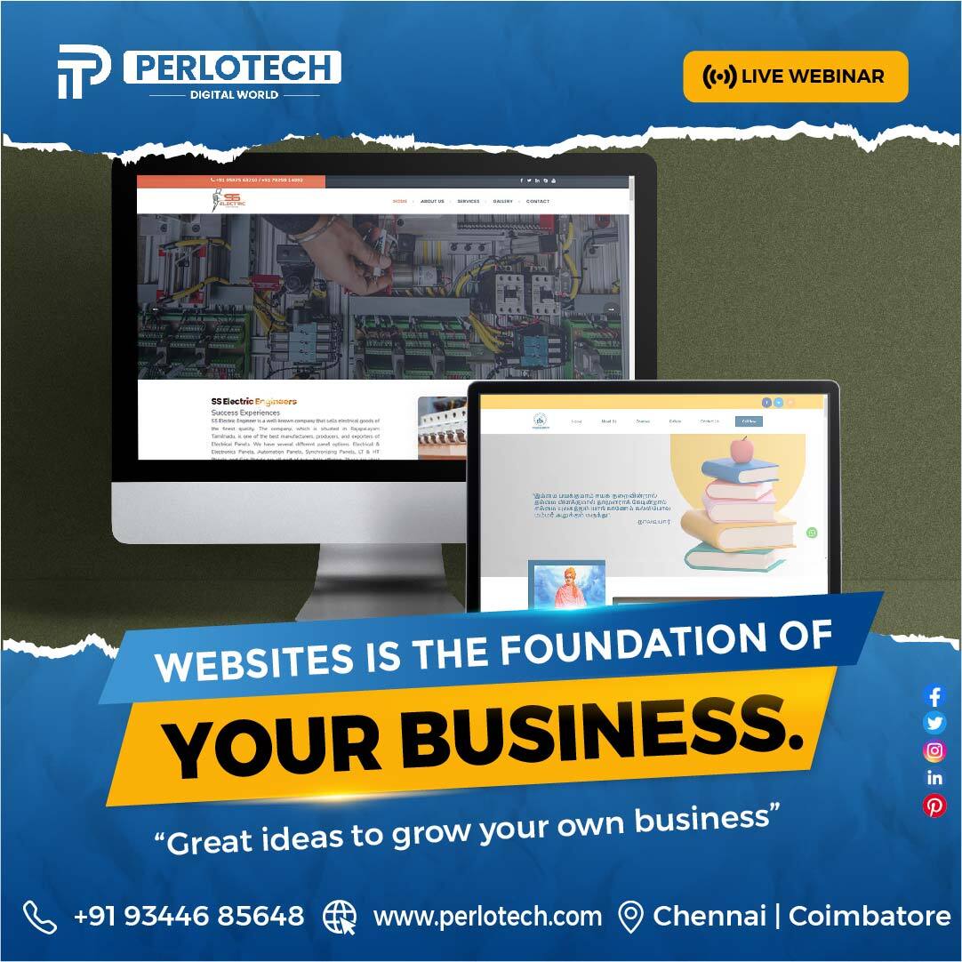 perlotechm's tweet image. Websites Is the Foundation Of  Your Business
"𝐂𝐫𝐞𝐚𝐭𝐞 𝐈𝐝𝐞𝐚𝐬 𝐓𝐨 𝐆𝐫𝐨𝐰 𝐘𝐨𝐮𝐫 𝐎𝐰𝐧 𝐁𝐮𝐬𝐢𝐧𝐞𝐬𝐬"

𝐊𝐧𝐨𝐰 𝐌𝐨𝐫𝐞
📲 +91 93446 85648
🌍 perlotech.com

#webdesign #singlepage #staticwebsite #ecommerce #dynamicwebsite #businesswebsite