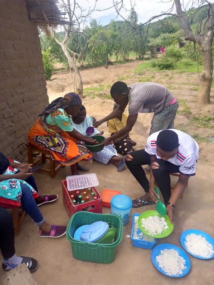 We celebrated the new year with the elderly from Rumphi