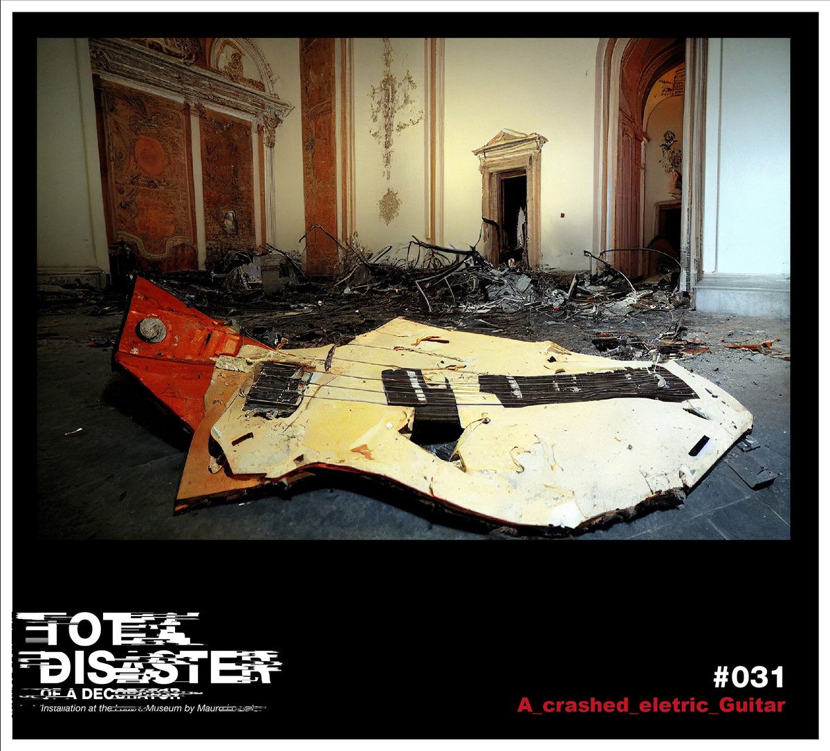 mauro_lovisetto's tweet photo. TOTAL DISASTER OF A DECORATE
100 crashed things inside the Louvre Museum.
A_crashed_eletric_Guitar
#031/100
#totaldisaster #louvre #aiart #art #artwork #onlineart #ae #ai #eletric_guitar https://t.co/FmcimWcx2F