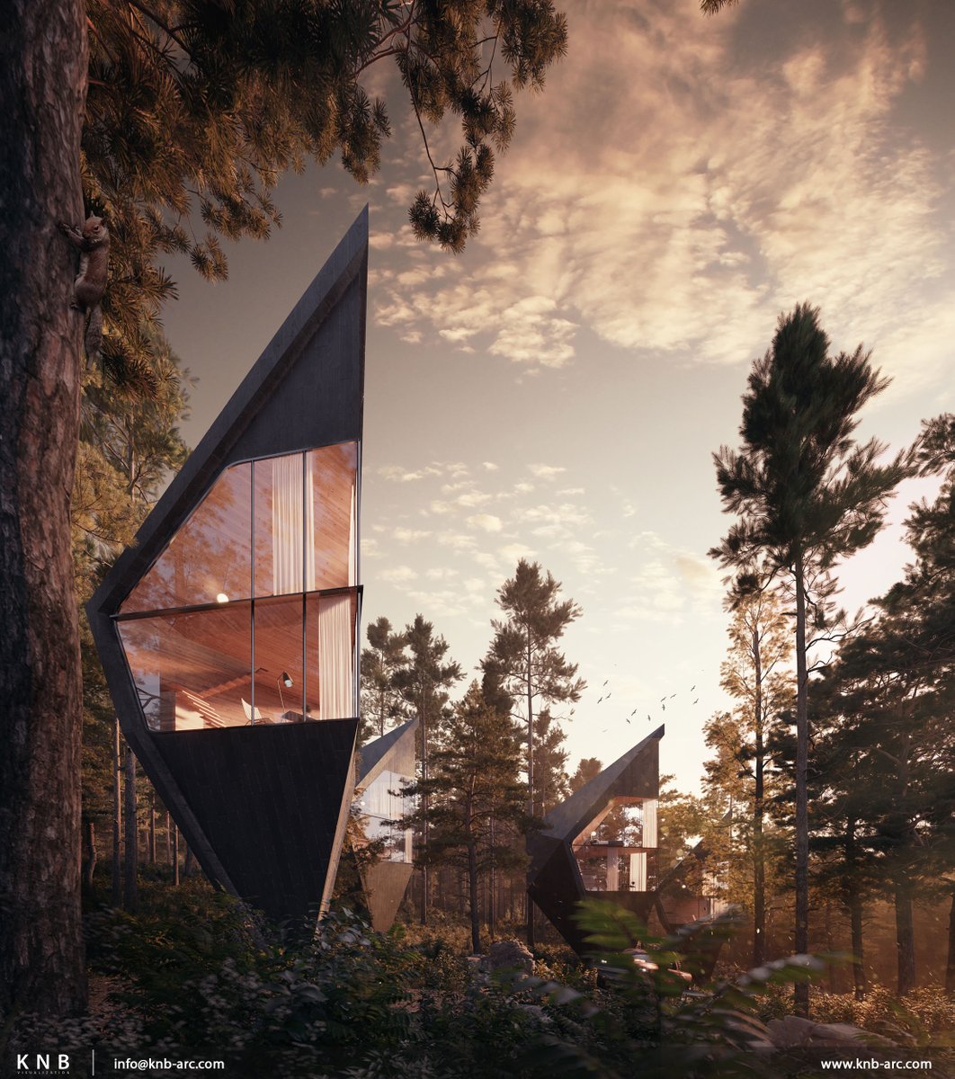 KNBvisual's tweet photo. I'd like to share with you a design of Peter Pichler Architecture, Tree House hotel rooms - new appearance by KNB Team! 
We’re available on:
Behance: KNB Visualization
Facebook: KNB Architectural Visualization
Instagram: knb_visualization
Email: info@knb-arc.com https://t.co/xE2tDH1N67