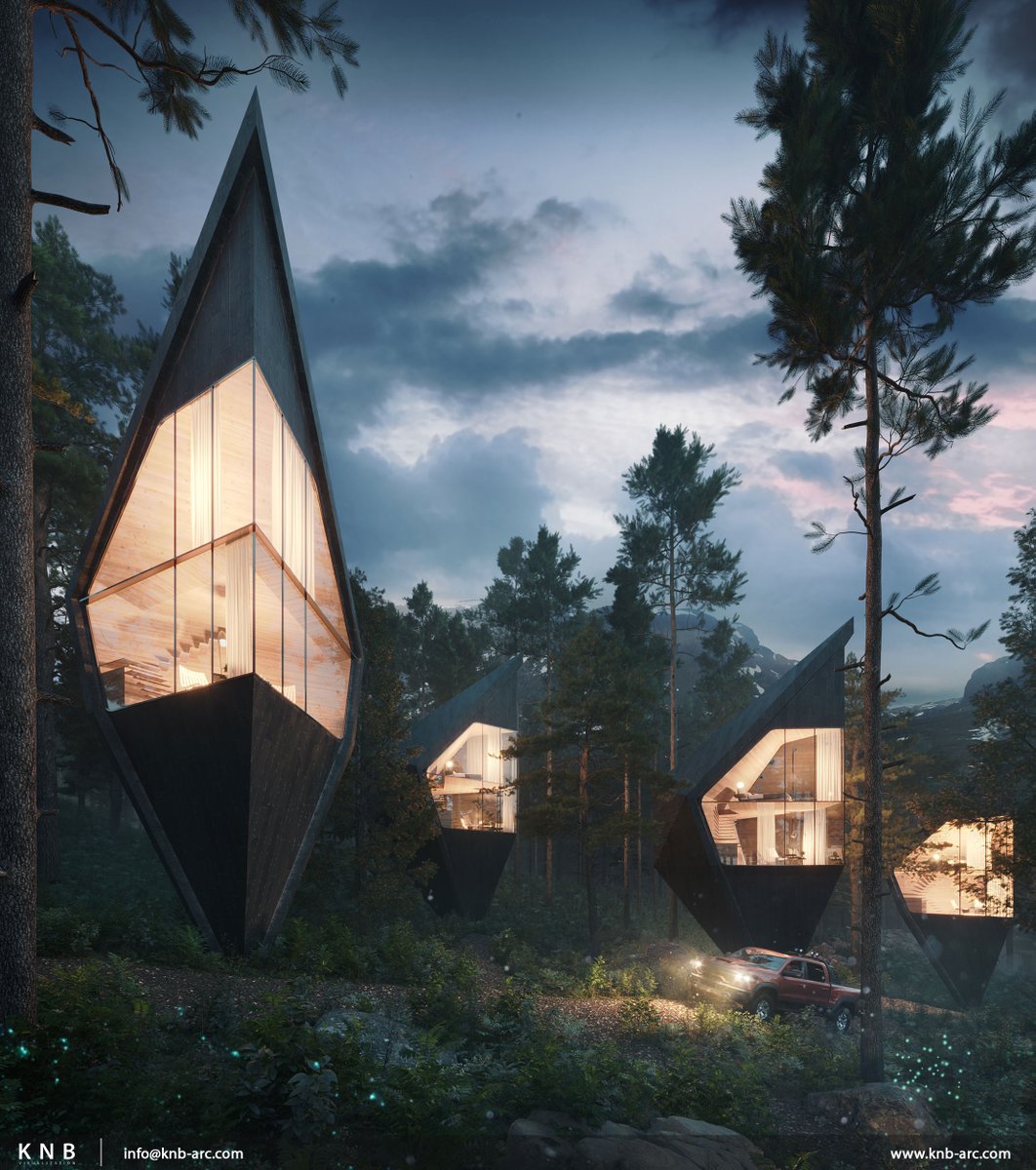 KNBvisual's tweet photo. I'd like to share with you a design of Peter Pichler Architecture, Tree House hotel rooms - new appearance by KNB Team! 
We’re available on:
Behance: KNB Visualization
Facebook: KNB Architectural Visualization
Instagram: knb_visualization
Email: info@knb-arc.com https://t.co/xE2tDH1N67