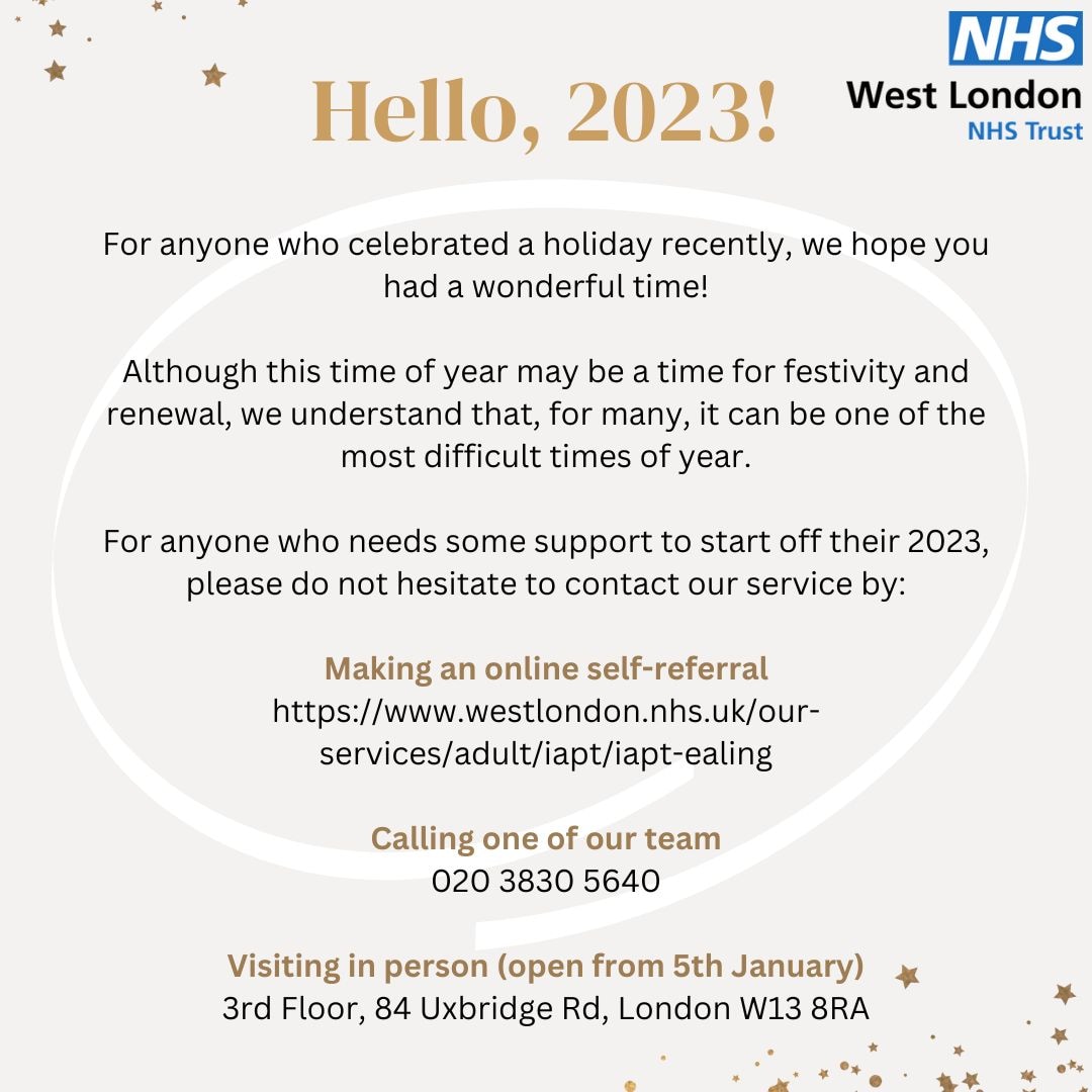 Ealing IAPT tweet media