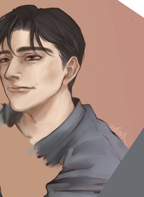 口元かわいく描けたのに隠れちゃったからみて 