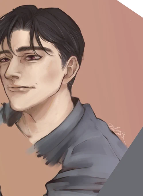 口元かわいく描けたのに隠れちゃったからみて 