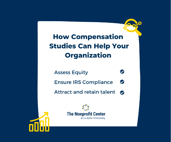 The Nonprofit Center (@thenonprofitcen) on Twitter photo Make better hiring decisions this year! Learn more about our nonprofit compensation studies to assess pay equity, ensure IRS compliance, and attract and retain talent in your organization. For more information, contact Lori Moffat at moffa@lasalle.edu. Make better hiring decisions this year! Learn more about our nonprofit compensation studies to assess pay equity, ensure IRS compliance, and attract and retain talent in your organization. For more information, contact Lori Moffat at moffa@lasalle.edu.