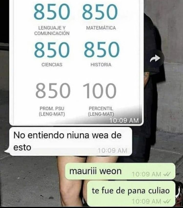 joseehhcc's tweet photo. ¿Con cuál Mauri se identifican?

#paes #resultadospaes #puntajepaes https://t.co/X0E4ovkVYU