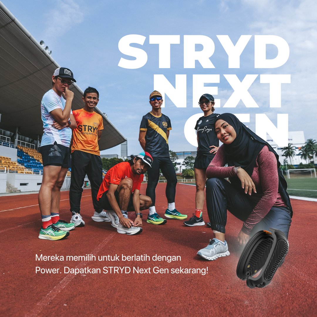Kami berlatih dengan Power, kami berlatih dengan <a href="/strydrunning/">Stryd | Run With Power</a> Next Gen.

Dapatkan STRYD Next Gen anda sekarang di Authorised retailer yang sah.

#StrydRunning #StrydMalaysia #trainwithpower #runningmalaysia #strydpower