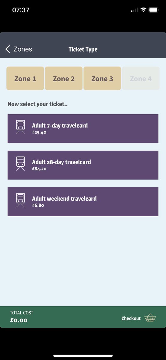 LottieSutters's tweet photo. @MCRMetrolink Hi Chloe, I’m trying to buy a ticket online via the get me there app for myself and two children for travel tomorrow. The only option I have is an adult tickets for 7 days, 28 days or a weekend ticket. I usually just tap in &amp; out at the tram stop but require more than 1 ticket. https://t.co/EveN75equZ