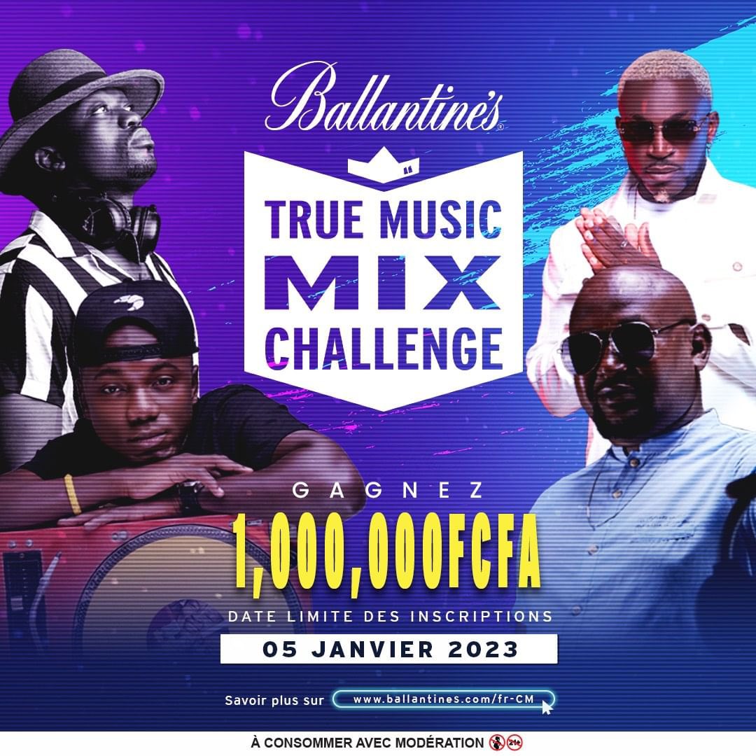 237Showbiz's tweet photo. Which Cameroonian DJ Can Burn These Speakers With A Single MIX ? 🔊🎶
Let them know Ballantine's is offering 1 Million CFA + Plenty gifts for the Ballantines True Music Mix Challenge!
Deadlines for submissions 5/01/23
Visit https://t.co/f7g5gLvom9
#TrueMusicChallenge https://t.co/lYIvXlkunU