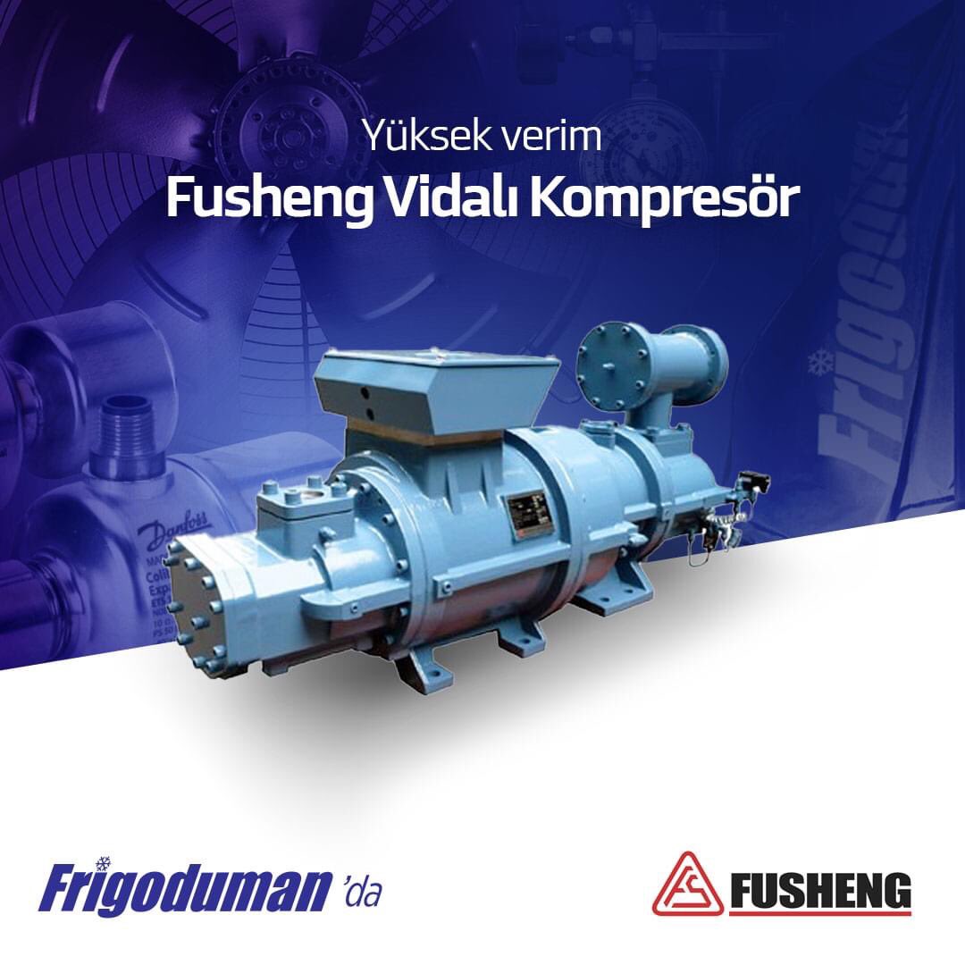 frigoduman's tweet photo. Fusheng Çift Kademe Vidalı Kompresör hakkında bilgi almak ve sipariş vermek için;
 ✔️ Merkez Ofis: 0 232 469 0 500
✔️ İstanbul Ofis: 0 212 237 9 777
numaralı telefonlarımızdan satış ekibimizle iletişime geçebilirsiniz.

 #frigoduman #iklimlendirme #soğutmaizmir #soğutmaistanbul https://t.co/uU8W2pp1fM