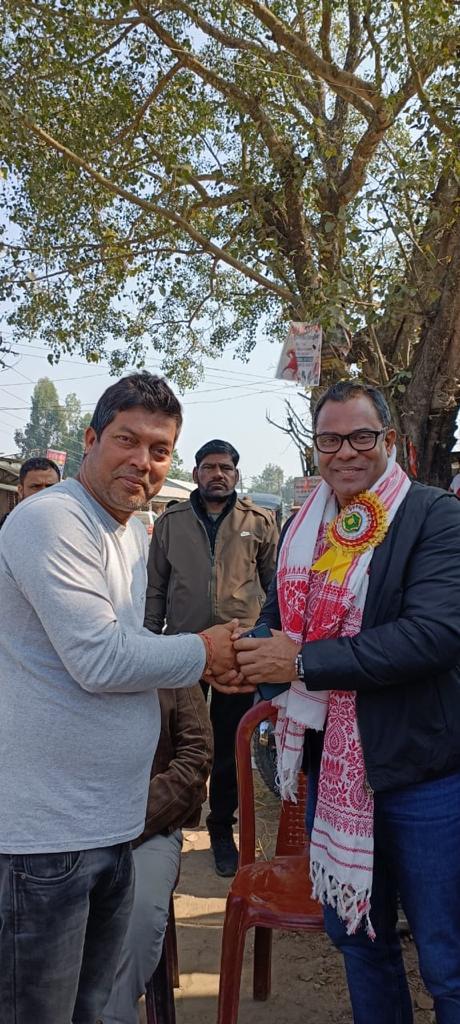 Habib_M_C's tweet photo. Under the directive of @BJP4Assam for booth strengthening mission, I held a meeting with booth president at Sila village under Goma mandal in #Chenga LAC in #Barpeta district today.
#boothsasktikoron https://t.co/ylxmp9e0au