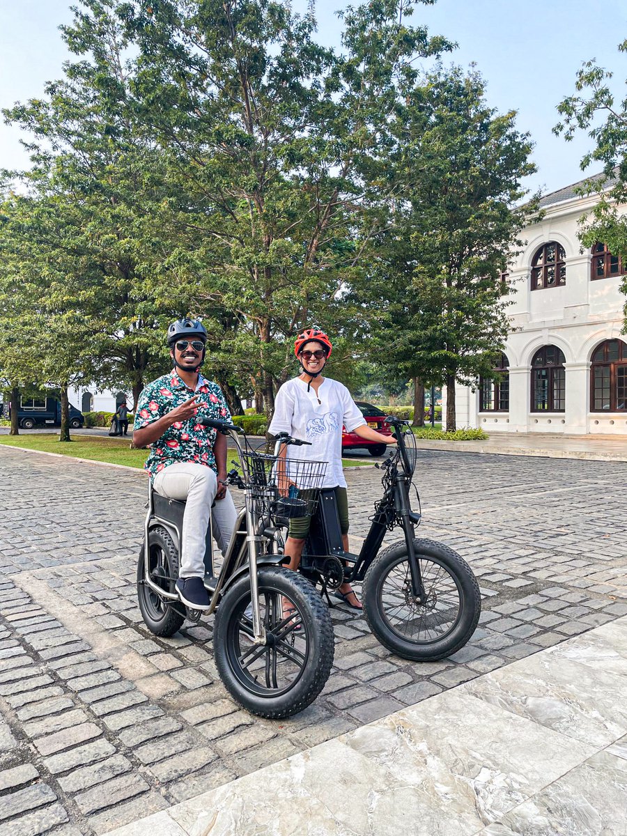 BA.LA.MU CEO join for a ride on RHODA.🍃

#rhodalife #electricbikes #srilanka #sustainability #madeinsrilanka #greenvehicle