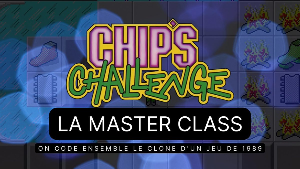 davidmekersa's tweet image. Vous souhaitez savoir construire un jeu de A à Z avec un pattern de modules #Lua/#love2D propre et évolutif ?
Visionnez ma série Chip's Challenge. J'y démontre qu'une fois posées des bases fortes, on peut ensuite intégrer des mécaniques à la chaine.
bit.ly/3vv8gNM