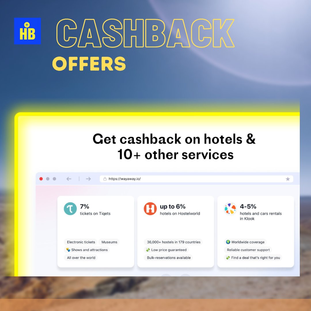 Get cashback on hotels & 10+ other sevices

👇👇👇👇👇👇👇
Link: bit.ly/promocode-huds…

#travel #travelingstylist #bookingflights #flightsbooking #cheapflights #airticketbooking #ticket #tickets #ticketmaster #tickettoride  #services #cashback #getcashback #hotel