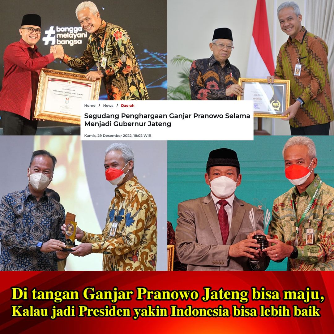 SAGA_Jatim's tweet photo. Banyak penghargaan adalah bukti kinerja baik dan nyata Ganjar selama jadi Gubernur. #ganjarpranowo
#ganjar_pranowo
#ganjarkita
#ganjaruntukindonesia
#sahabatganjar
#relawanganjar
#GanjarPilihanJokowi
#ganjarpranowofor2024
#GanjarPilihanRakyat
#GanjarHebat
#GanjarAmanah https://t.co/nVqTfIHHeZ